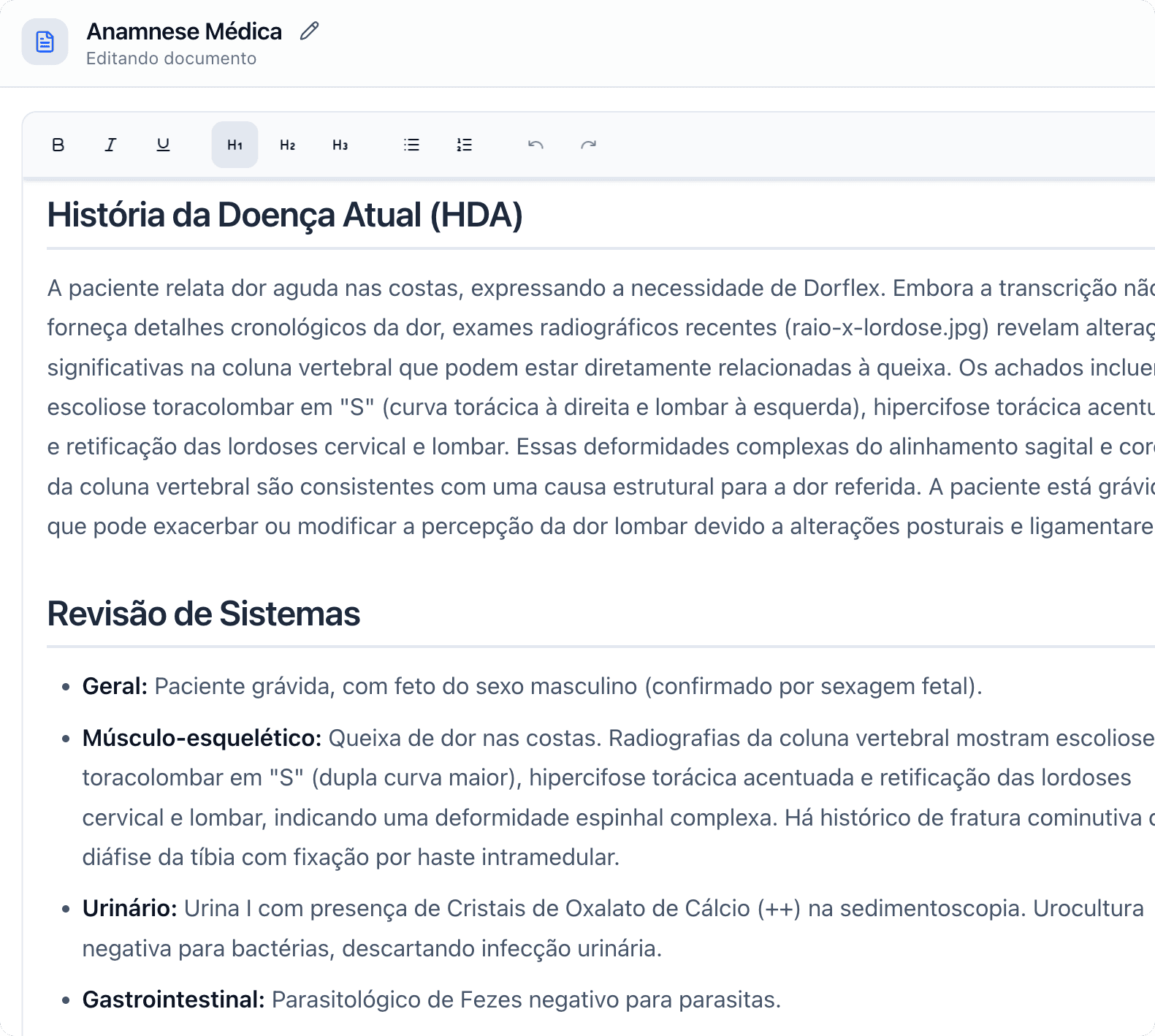 Documente em segundos